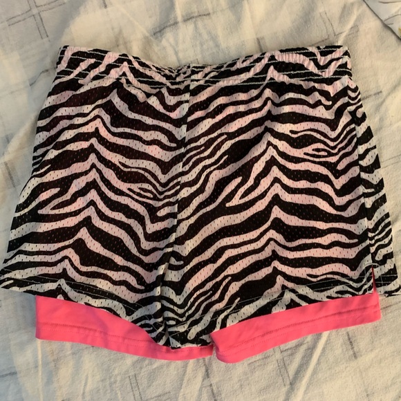 Justice zebra & pink shorts - Picture 3 of 3